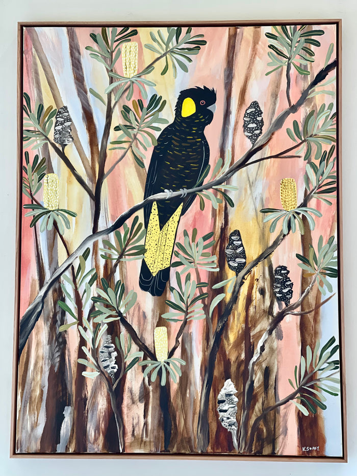 Sunset Black Cockatoo