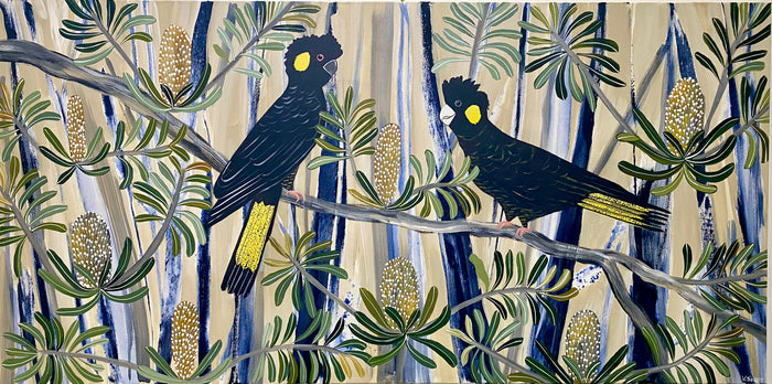 Summertime Black Cockatoos