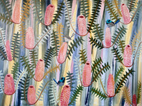 Blush Banksia and Fairy Wrens