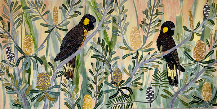 Autumn Black Cockatoos #2