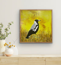 Magpie in the Grass