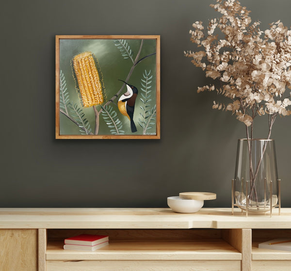 Honeyeater and Banksia #2