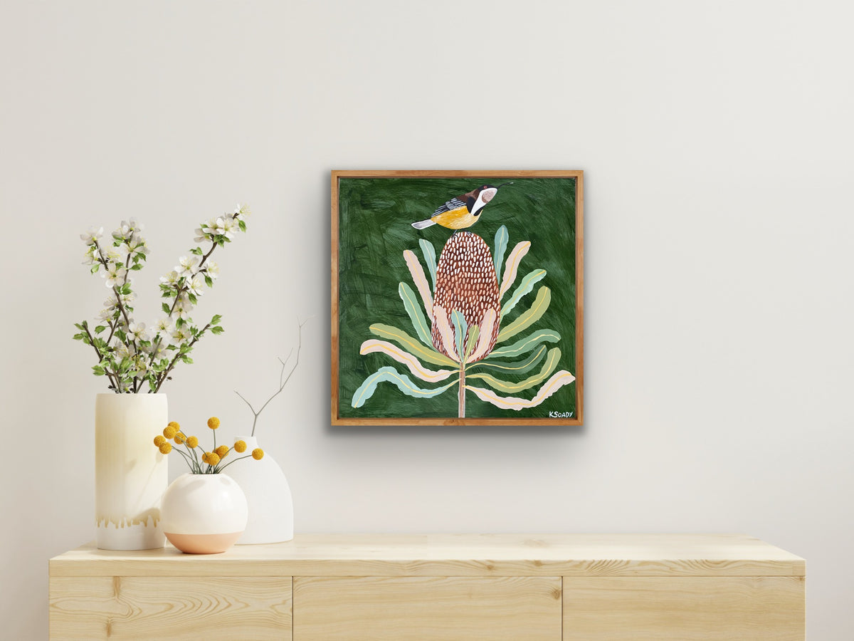 Banksia and Spinebill