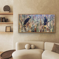 Autumn Black Cockatoos