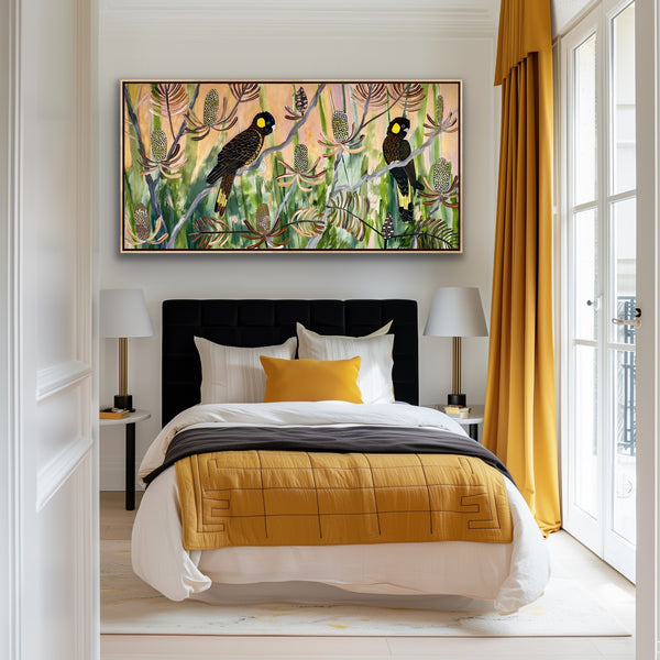 Golden Hour and Black Cockatoos