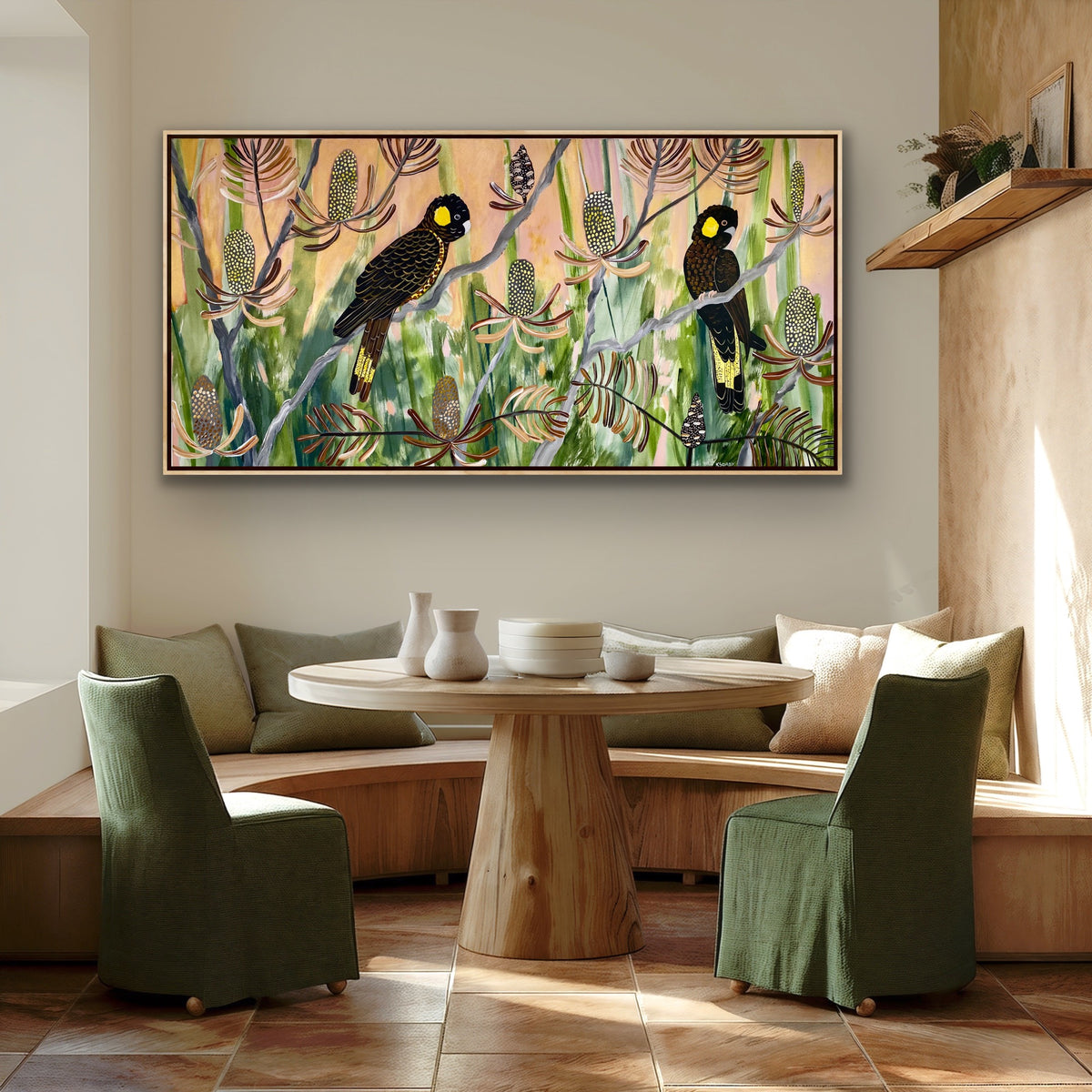 Golden Hour and Black Cockatoos