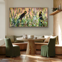 Golden Hour and Black Cockatoos