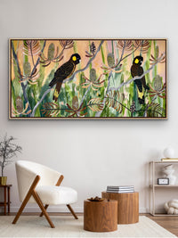 Golden Hour and Black Cockatoos