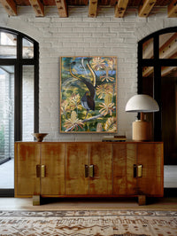 Lyrebird in the Banksia