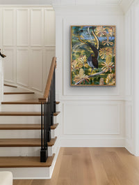 Lyrebird in the Banksia