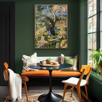 Lyrebird in the Banksia