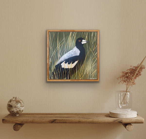 Magpie in the Grass #2