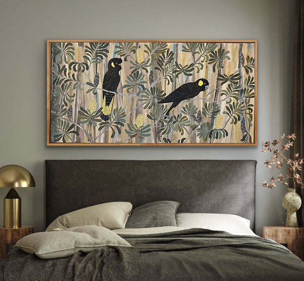 Yellow Tailed Black Cockatoos