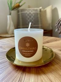 Christmas Vanilla & Nutmeg Pillars