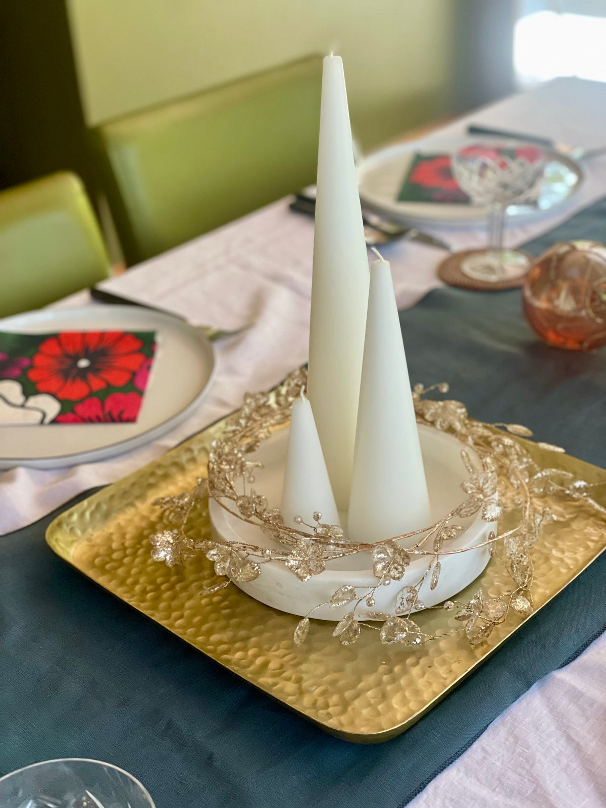 Cone Candle  White