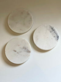 Neo Marble Coaster White