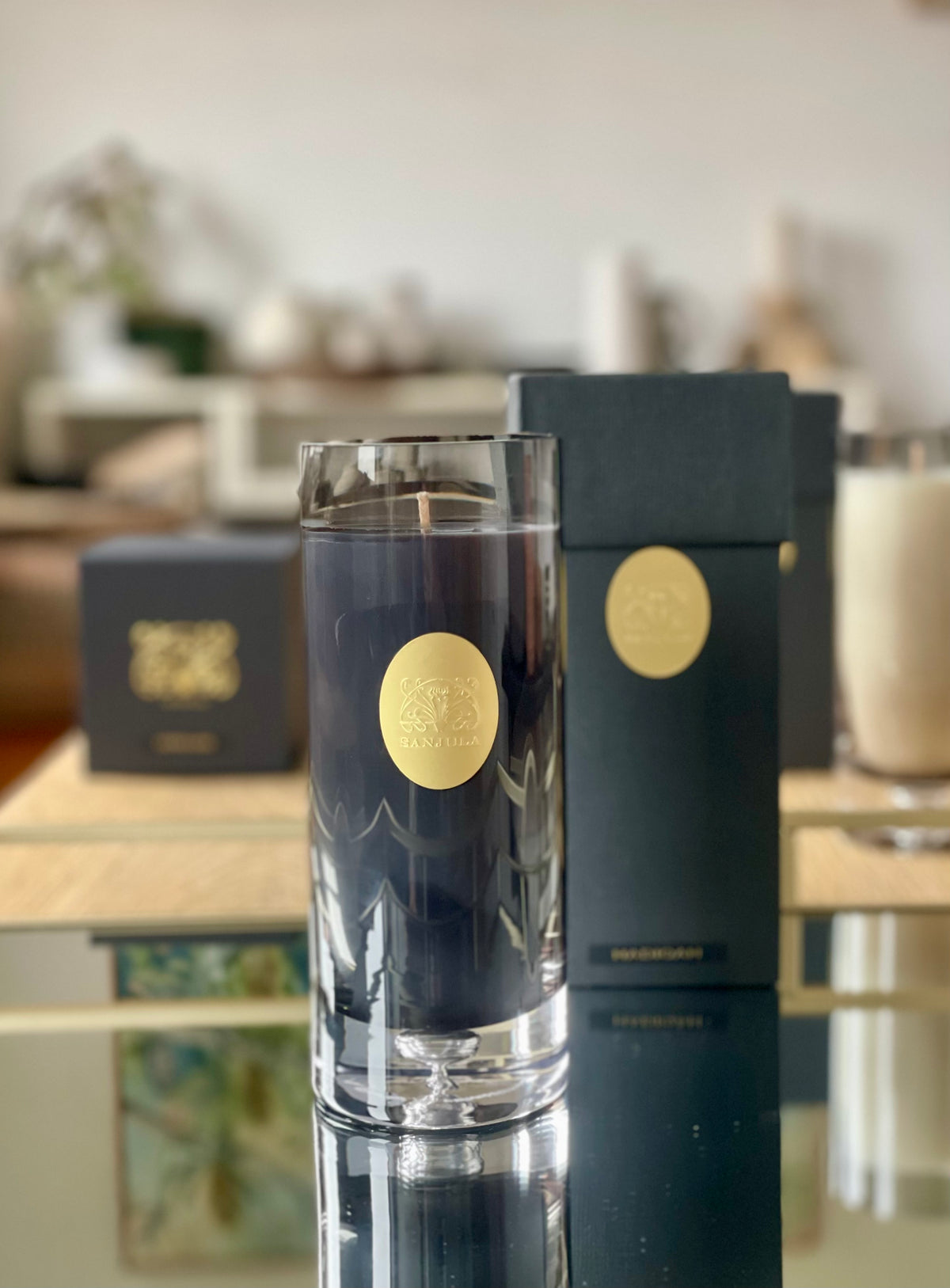 Sanjula Cylinder Candle