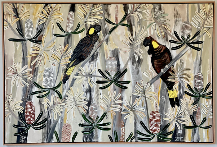 Black Cockatoos in the Natives