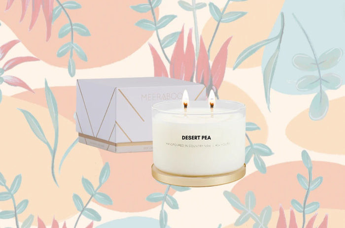 Desert Pea Soy Candle