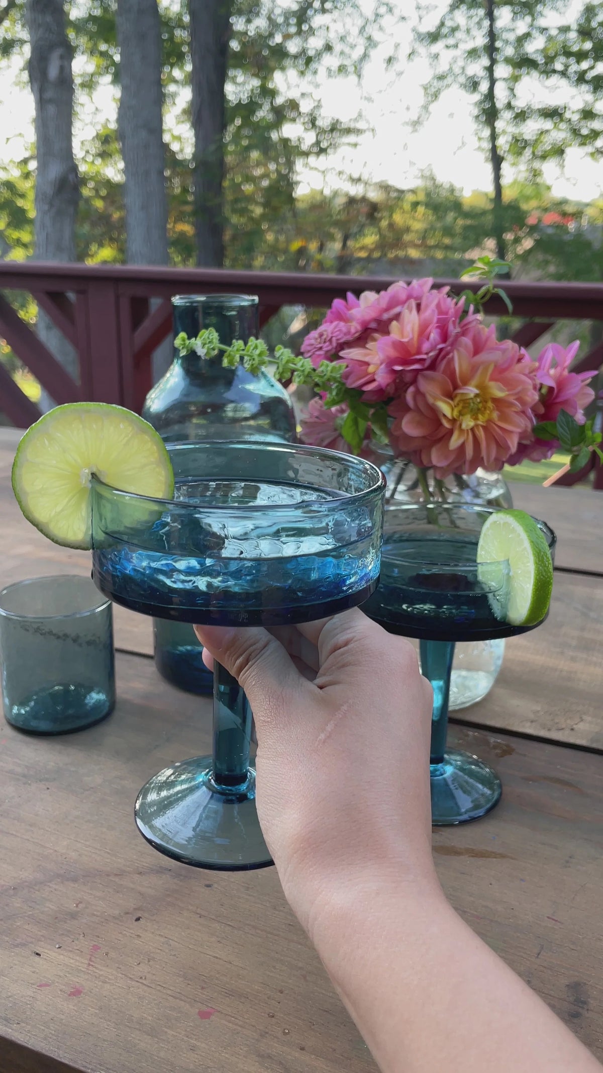 Cocktail Glass - Blue