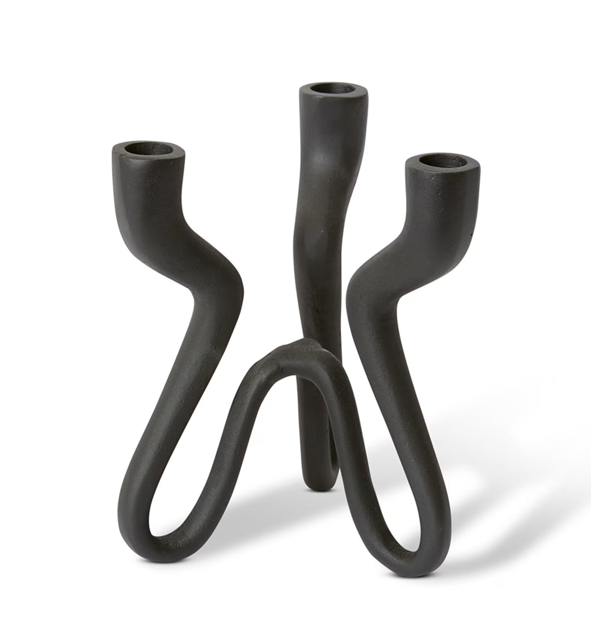 Laquan Candle Holder Black