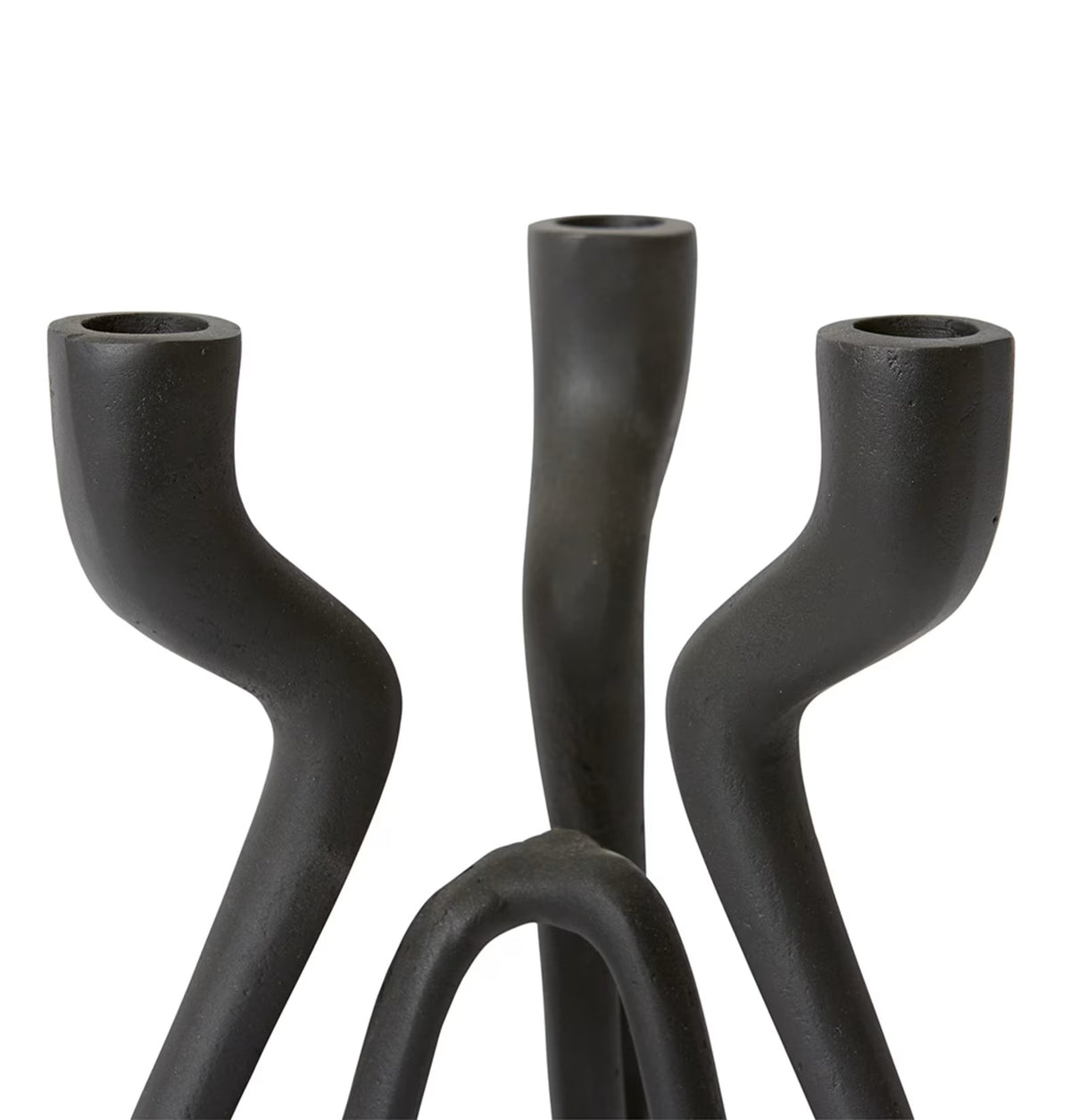 Laquan Candle Holder Black