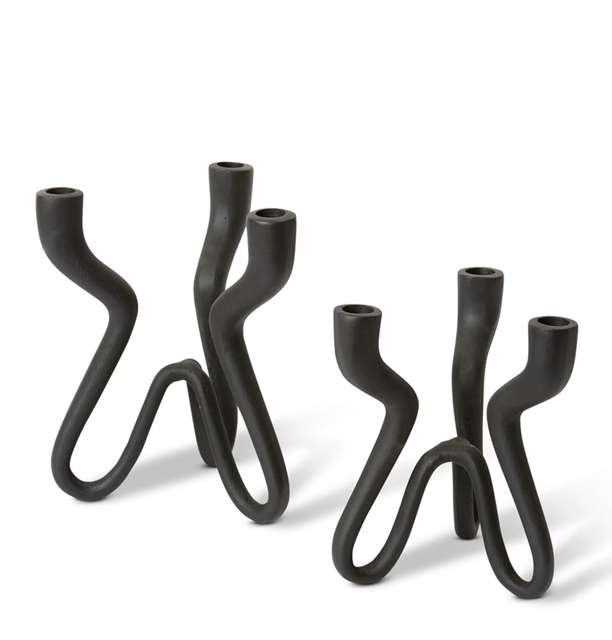 Laquan Candle Holder Black