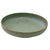 Wabisabi green high edge dinner plate