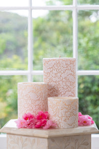 Natural Light - Ivory Damask