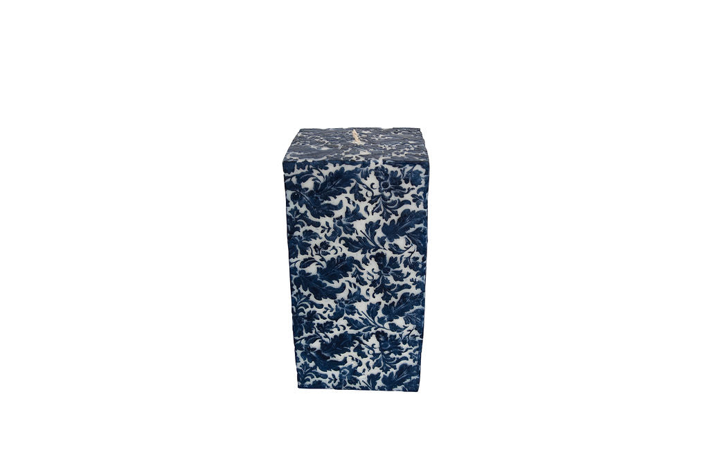 Natural Light - Indigo Damask