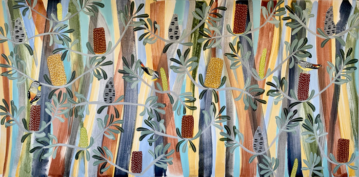 Pardalotes in the Banksia #3