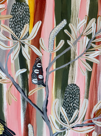 Desert Banksia and Black Cockatoos