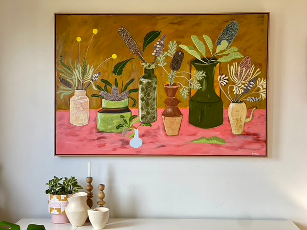 Still Life with Banksias