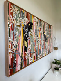Desert Banksia and Black Cockatoos
