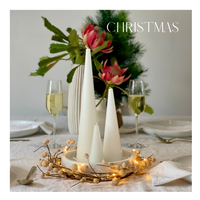 Cone Candle  White