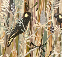 Autumn Black Cockatoos