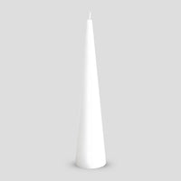 Cone Candle  White