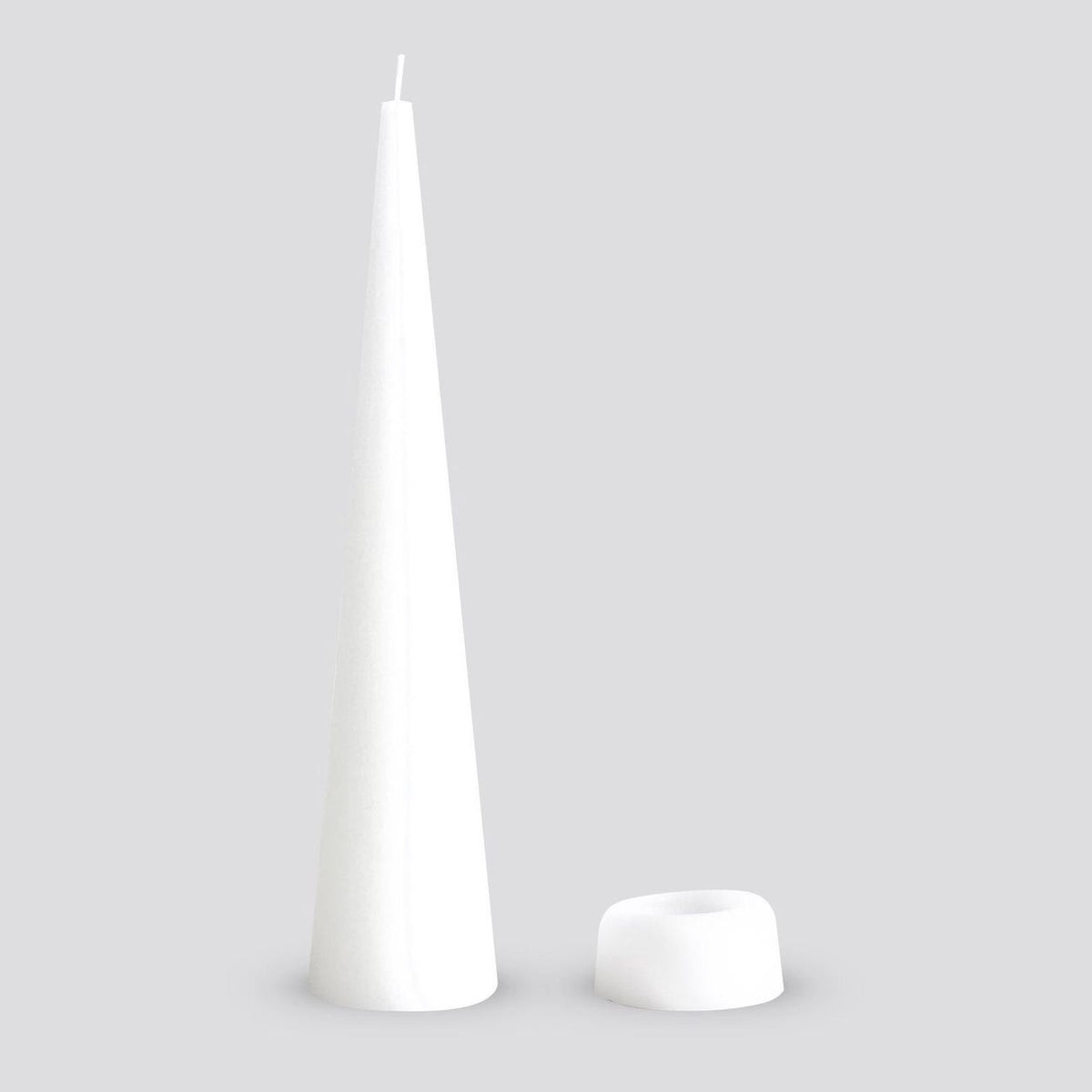 Cone Candle  White
