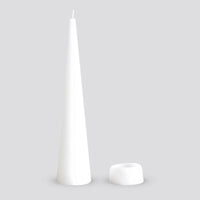 Cone Candle  White