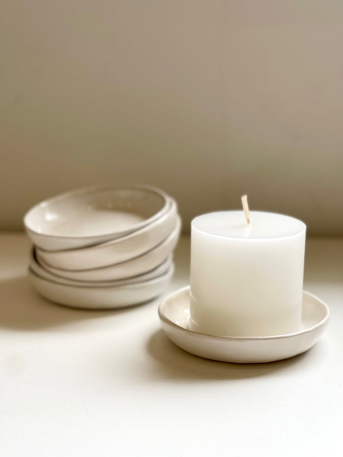 Franco Ceramic Candle Plate