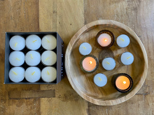 Unscented Tealights- 9 hour