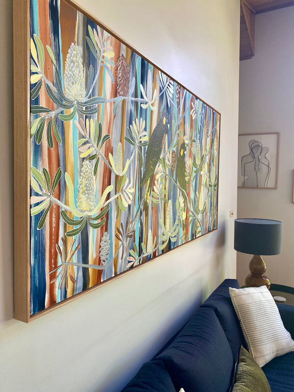 Yellow Tailed Black Cockatoos #2