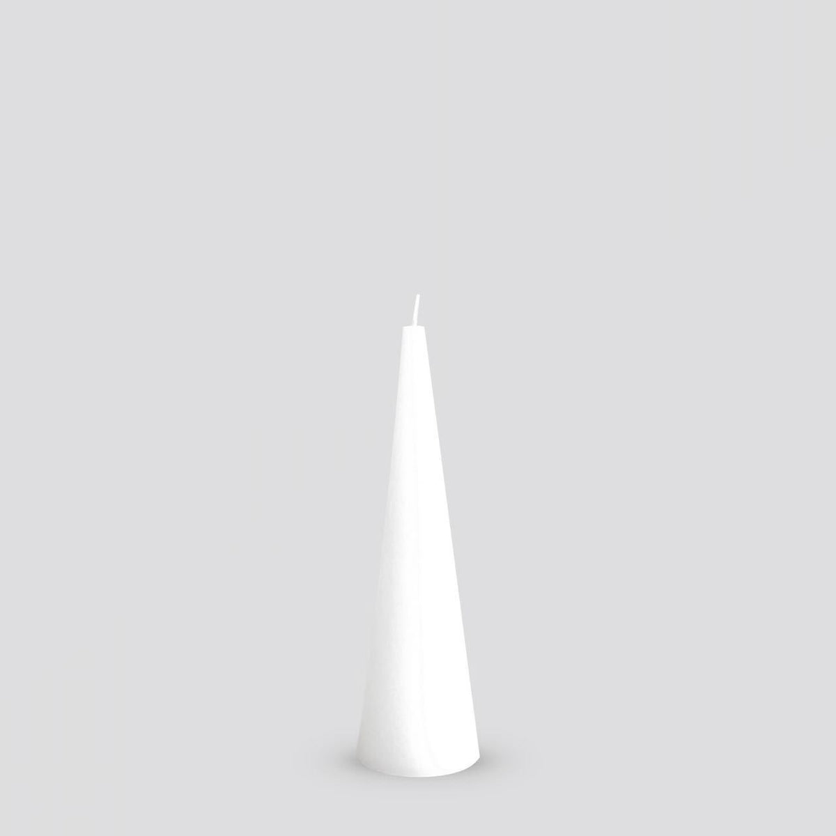 Cone Candle  White