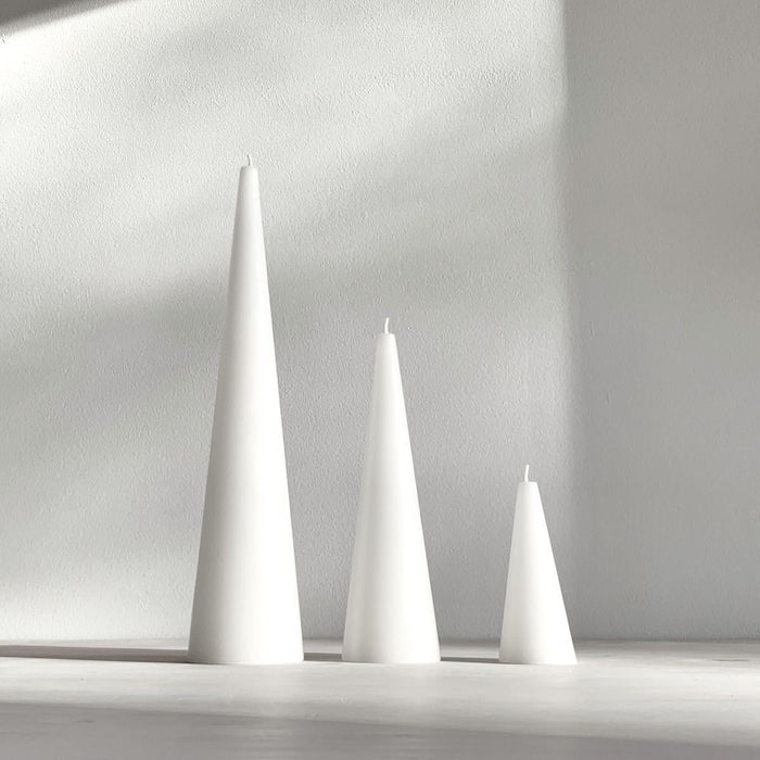 Cone Candle  White