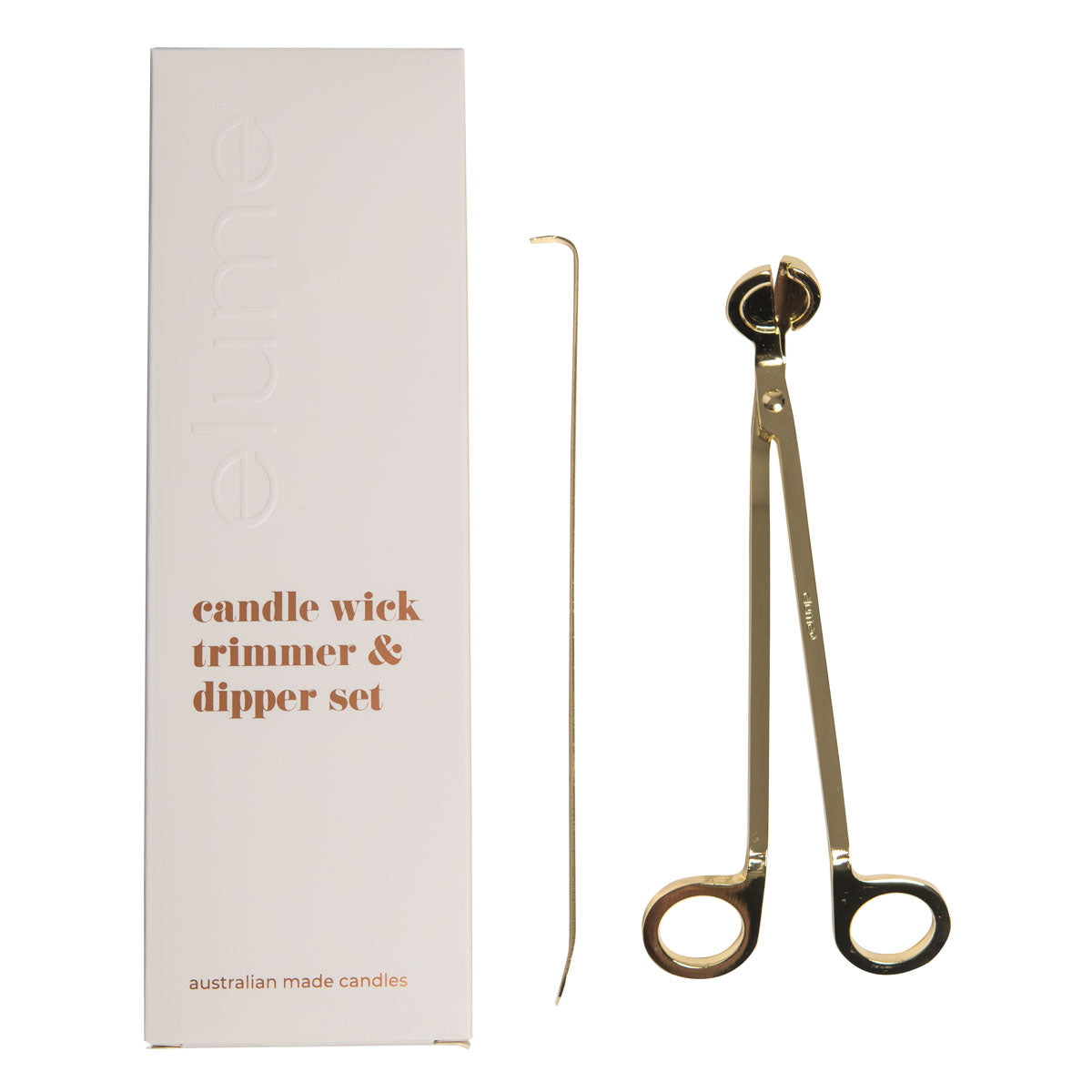 Wick trimmer and Dipper Set