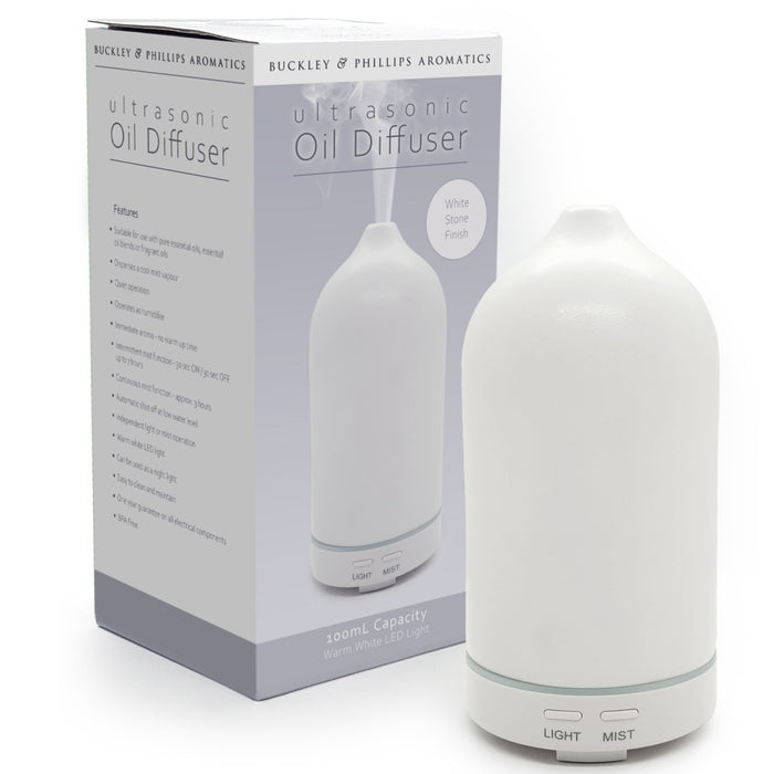 White Stone Ultrasonic Oil Diffuser