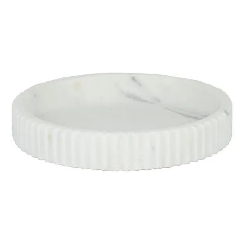 Mara Round Marble Plate