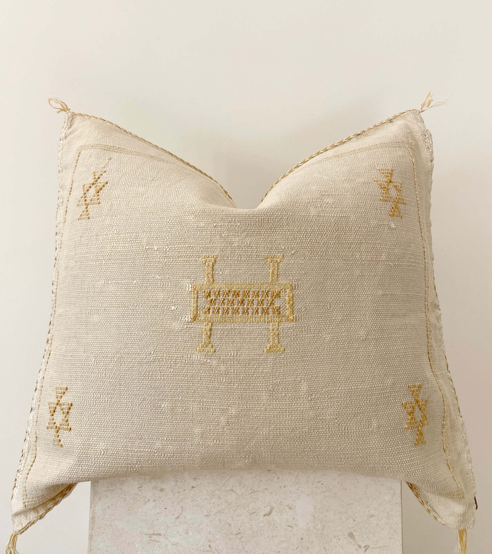 Golden Barley Cactus Silk Cushion