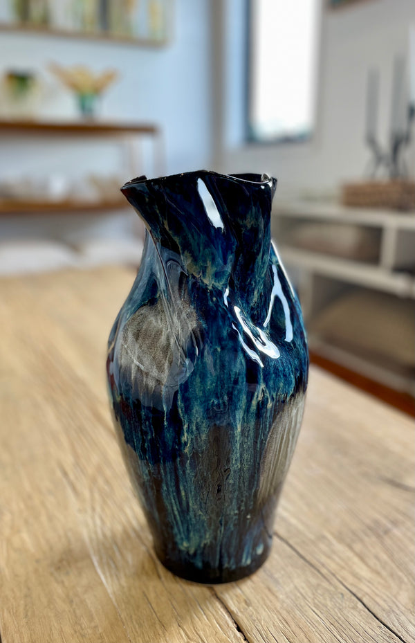 Sueko Vase Blue Beige 38cm