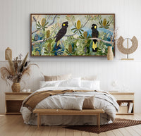 Autumn Black Cockatoos #4